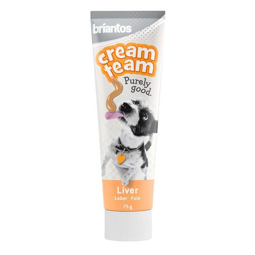 - 6 x 75 g Briantos Cream Team getriedefreie Leberwurstpaste