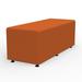 Marco Rectangle Soft Seating, Wood in Orange | 16 H x 48 W x 19 D in | Wayfair LF1201-S96