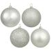 Freeport Park® Holiday Décor Ball Ornament Plastic in Gray/Yellow | 3.15" H x 3" W x 3" D | Wayfair 7878DA430BCF4CBD8BDB855C24CBA8AA