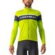 Castelli Men's PASSISTA Jersey Sweatshirt, Electric Lime/Savile Blue-GREE, XL