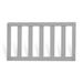 Child Craft Toddler Guard Rail for Woodland, Farmhouse, & Atwood in Gray | 12.3 H x 22 W x 0.75 D in | Wayfair F09501.87