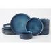 Joss & Main Azal Stoneware Dinnerware Sets, 12-Piece Dish Set Ceramic/Earthenware/Stoneware in Blue | Wayfair EC6C0FE184A64D1E9CB084875FC2D2D2