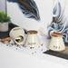 Gracie Oaks 3 Piece Coffee, Tea, & Sugar Canister Set Ceramic in White | 4.92 H x 3.74 W x 5.91 D in | Wayfair 4EB25B6BDB5B4CE1A51EFAB3188A5844
