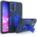 Dteck Samsung Galaxy A13 5G Case Built in Kickstand Dual Layer Hybrid Rugged Case Compatible with Magnetic Car Mount Heavy Duty Shockproof Cover for Galaxy A13 5G Navy Blue