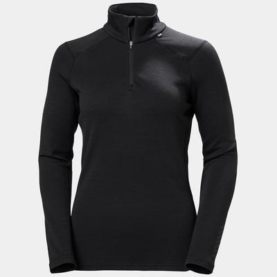 Helly Hansen Damen Lifa Merino Midweight Langarm-shirt Mit Halbreißverschluss L