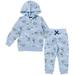 Bluey Toddler Boys Fleece Zip Up Hoodie and Jogger Pants Set Toddler to Big Kid