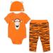 Disney Winnie the Pooh Tigger Infant Baby Boys or Girls Cosplay Bodysuit Pants and Hat 3 Piece Outfit Set Newborn to Infant