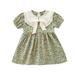 Children Toddler Kids Baby Girls Dresses Cute Print Short Sleeve Princess Dress Outfits Clothes