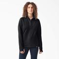 Dickies Women's DuraTech Maverick Half-Snap Fleece - Black Size L (FW085)