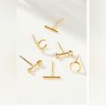 Anthropologie Jewelry | Anthropologie Set Of Three Wispy Earring Set | Color: Gold | Size: Os