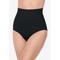 Plus Size Women's Power Shaper Firm Control High Waist Shaping Brief by Secret Solutions in Black (Size 1X) Body Shaper