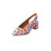 Extra Wide Width Women's The Mea Slingback by Comfortview in Multi Floral (Size 11 WW)