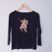 Ralph Lauren Tops | Lucia Burns Polo Sequin Black Shirt | Color: Black/Gold | Size: S