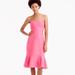 J. Crew Dresses | J. Crew Strapless Ruffle Hem Dress | Color: Pink | Size: 10