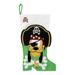 Disney Holiday | Disney Parks Pirate Pluto Pirates Of The Caribbean Holiday Christmas Stocking | Color: Green | Size: 18”