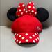 Disney Accessories | Disneyland Resort Adjustable Minnie Mouse Ears Hat | Color: Black/Red | Size: Adjustable