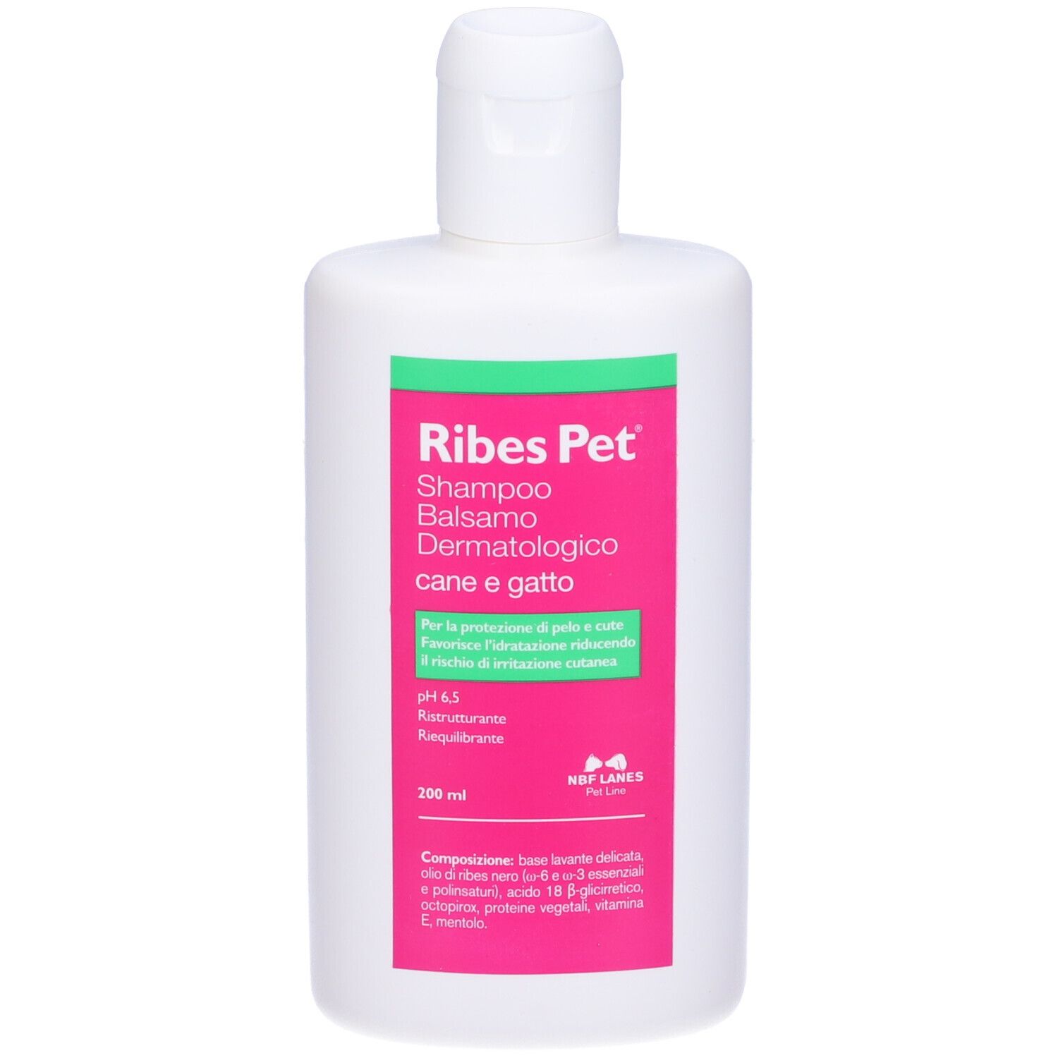 Ribes Pet Shampoo Balsamo Flacone 200 Ml ml