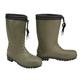 Brandit RAINBOOT GUMMISTIEFEL WINTER MIT FUTTER ARMEE JAGD OUTDOOR GUMMI STIEFEL, Größe:42, Farbe:Oliv