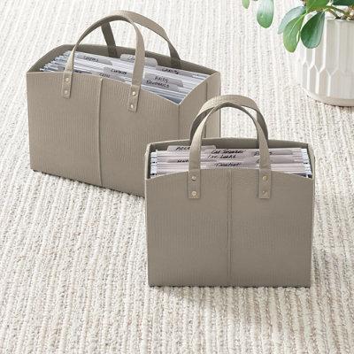 Piped Storage Totes - Flint - Grandin Road