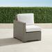 Small Palermo Left-facing Chair in Dove Finish - Salta Palm Dune, Standard - Frontgate