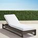 Palermo Chaise Lounge with Cushions in Bronze Finish - Salta Palm Air Blue, Standard - Frontgate
