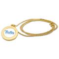 Women's Gold Tufts University Jumbos Logo Pendant Necklace