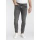 Tapered-fit-Jeans LEVI'S "512 Slim Taper Fit" Gr. 34, Länge 32, schwarz (black worn in) Herren Jeans Tapered-Jeans