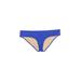 J.Crew Swimsuit Bottoms: Blue Print Swimwear - Women's Size Large