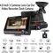 DVR Car Dash Cam 3 4 en effet caméra de tableau de bord objectif touristique caméra de recul