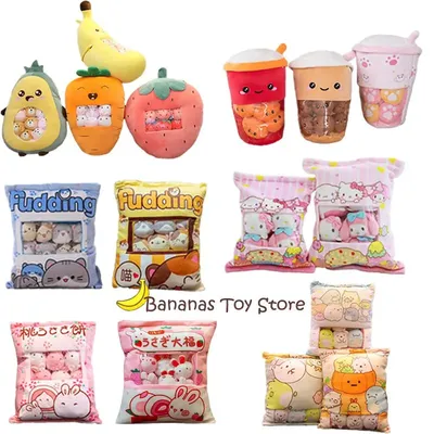 Sumikko Gurashi Sakura – sac à bonbons en peluche jouets de Pudding boules de biscuits dessin