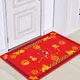 Tapis de Sol Feng Shui en Polyester Accessoire Pratique Couleur Vive Anti-Salissure pour HOFloor