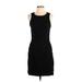 Kensie Casual Dress - Sheath: Black Solid Dresses - Women's Size Small