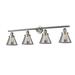 Innovations Lighting Bruno Marashlian Large Cone 43 Inch 4 Light Bath Vanity Light - 215-SN-G43