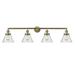 Innovations Lighting Bruno Marashlian Large Cone 43 Inch 4 Light Bath Vanity Light - 215-AB-G44