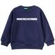 United Colors of Benetton Kinder und Jugendliche Masche G/C M/L 3pang10ar Sweatshirt, Blu Scuro 252, 5 Jahre