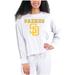 Women's Concepts Sport Cream/Gray San Diego Padres Pendant French Terry Long Sleeve Top