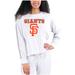 Women's Concepts Sport Cream/Gray San Francisco Giants Pendant French Terry Long Sleeve Top