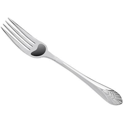 Libbey Metropolitan 8 1/8" 18/0 Stainless Steel Heavy Weight European Dinner Fork - 36/Case