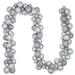 Northlight Seasonal 6' Shatterproof Ball 3-Finish Christmas Garland Plastic in Gray | 2 H x 72 D in | Wayfair NORTHLIGHT SM93788