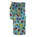 Men's Big & Tall Licensed Novelty Pajama Pants by KingSize in Sesame Street Pinstripe Toss (Size 7XL) Pajama Bottoms