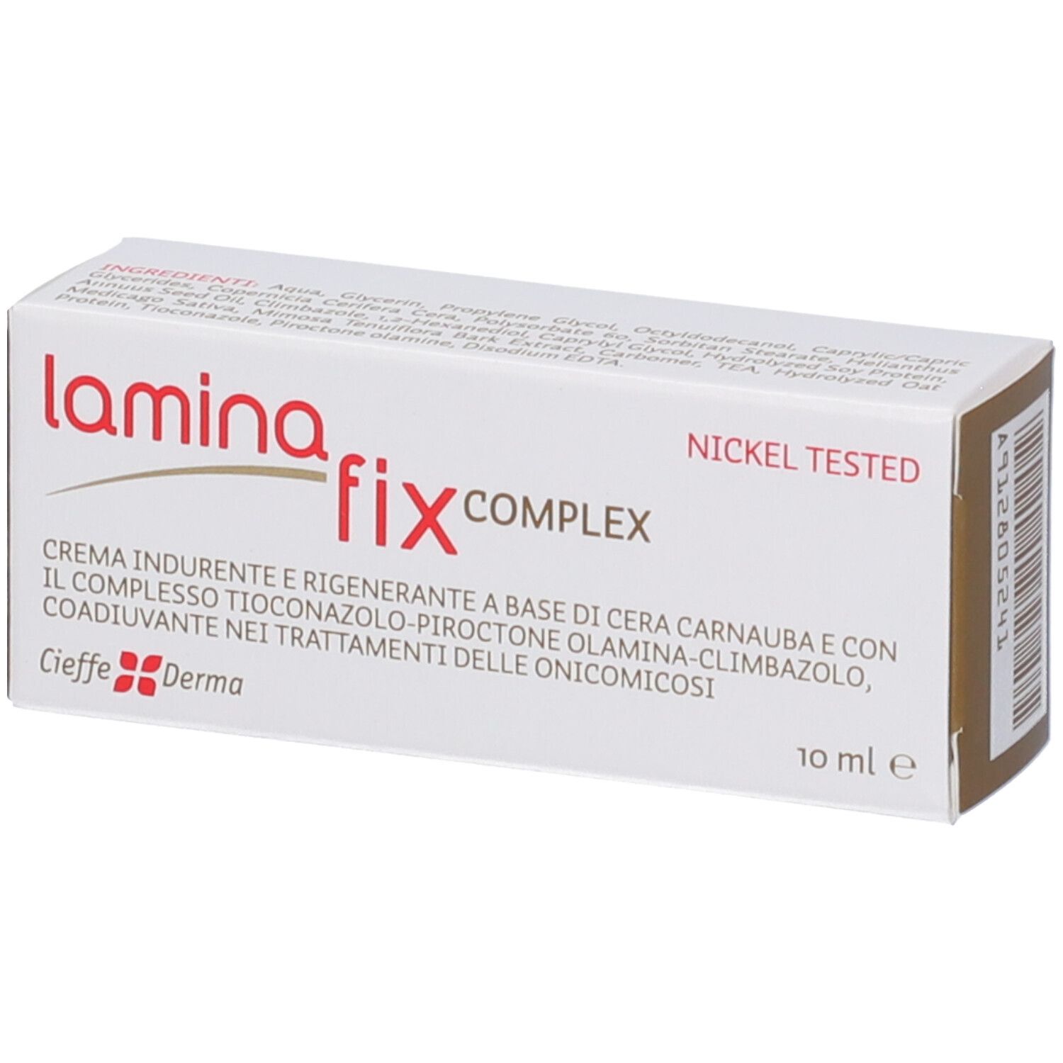 Laminafix Complex Crema Indurente Unghie Con Antimicrobico Naturale 10