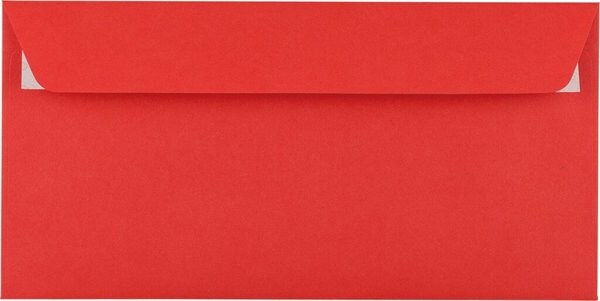 ELCO Briefumschlag C5/6 DL, HK, intensivrot, 100 g, 229 x 114 mm, 1 Box = 250 Stück Image