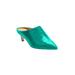 Women's The Camden Mule by Comfortview in Teal Croco (Size 10 1/2 M)