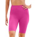 Plus Size Women's Swim Bike Short by Swim 365 in Fluorescent Pink (Size 36) Swimsuit Bottoms
