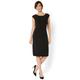 Jerseykleid HERMANN LANGE COLLECTION Gr. 44, N-Gr, schwarz Damen Kleider Freizeitkleider