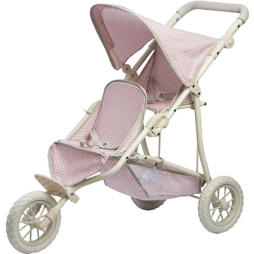 „Puppen-Zwillingsbuggy TEAMSON™ KIDS „“Olivia’s Little World, Princess““ Puppenwagen rosa Kinder Puppenwagen -trage“