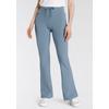 Jazzpants KANGAROOS, Damen, Gr. 34, N-Gr, blau, Sweatware, Obermaterial: 95% Baumwolle, 5% Elasthan, unifarben, kontrastfarbene Details, casual, lang, Hosen