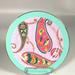 Anthropologie Dining | Anthropologie Salad Plate Paisley Multi Colored Nwot Preppy Plate | Color: Green/Pink | Size: Os