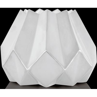 Dekovase KAISER PORZELLAN "Polygono Star 1", weiß, B:25,5cm H:19cm T:25,5cm, Porzellan, Vasen Image