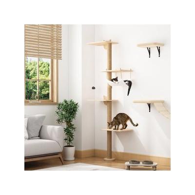 Coziwow 69-in Wall Mounted Shelf Climbing Cat Tree